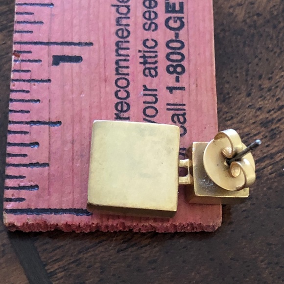 TORY BURCH•Vintage hanging square logo Earrings - Picture 13 of 16